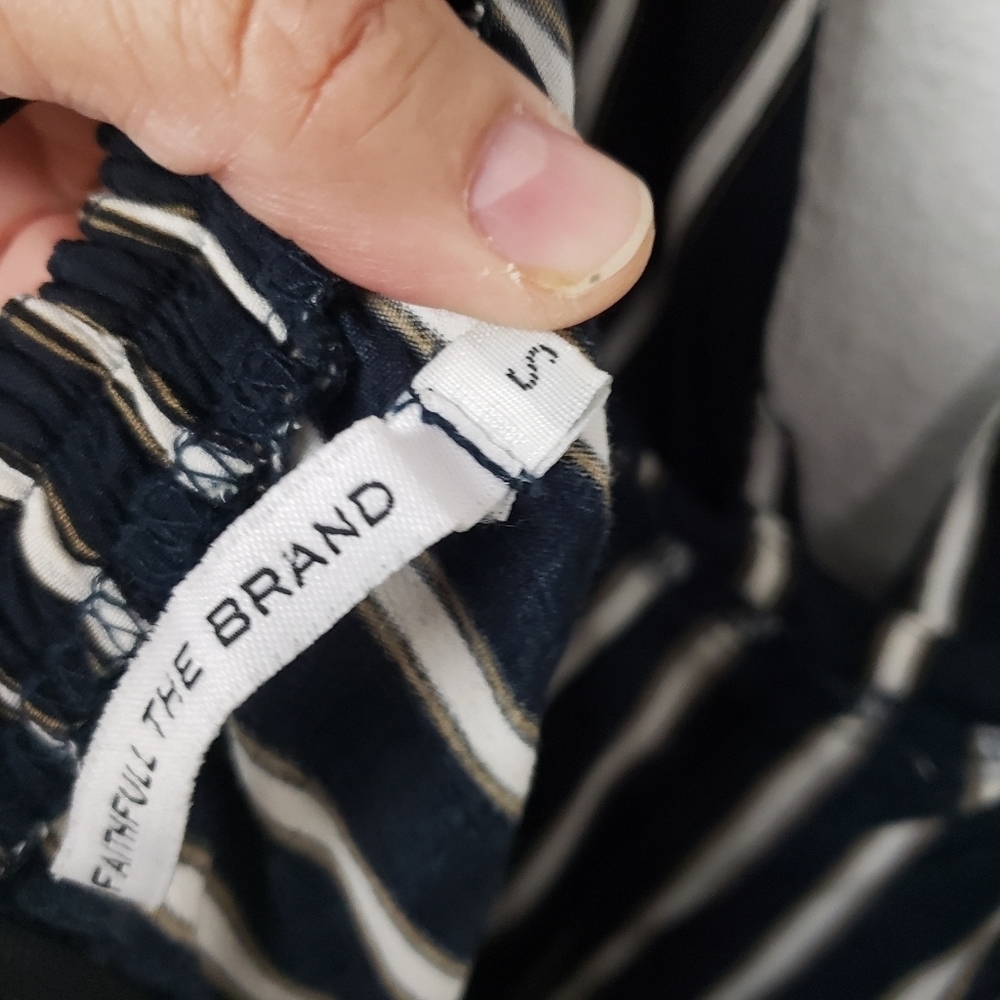 Faithfull the Brand striped jumpsuit S - Picture 7 of 13
